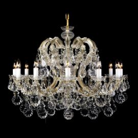 Lustre Cristal Bohemia - Lustra Maria Theresa cu 12 brate, cristal Bohemia