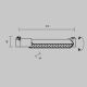 Spoturi, Proiectoare pe sina - Spot LED, accesoriu pentru sinele monofazate Unity, Points Rot 4000K alb