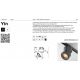 Spoturi, Proiectoare pe sina - Spot LED ajustabil, accesoriu pentru sinele monofazate Unity, Yin negru