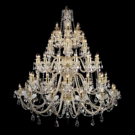 Lustre Cristal Bohemia - Lustra cu 54 brate cristal Bohemia L11 009/54/1-A