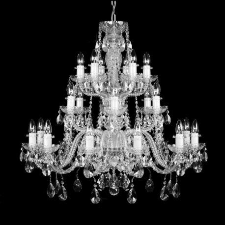Lustre Cristal Bohemia - Lustra cu 24 brate cristal Bohemia L11 009/24/1-A
