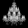 Lustra cu 24 brate cristal Bohemia L11 009/24/1-A