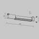 Spoturi, Proiectoare pe sina - Spot LED, accesoriu pentru sinele monofazate Unity, Points Rot 4000K alb
