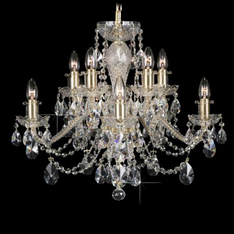 Lustre Cristal Bohemia - Lustra, Candelabru 10 brate cristal Bohemia