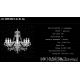 Lustre Cristal Bohemia - Lustra cu 8 brate cristal Bohemia L11 009/08/1-A