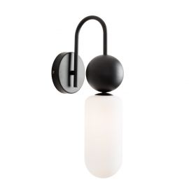 Aplice, corpuri de iluminat pentru pereti - Aplica de perete design decorativ Roma negru