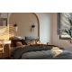 Aplice, corpuri de iluminat pentru pereti - Aplica de perete design decorativ Roma negru