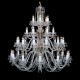Lustre Cristal Bohemia - Lustra XXL 72 brate, cristal Bohemia L11 007/72/4