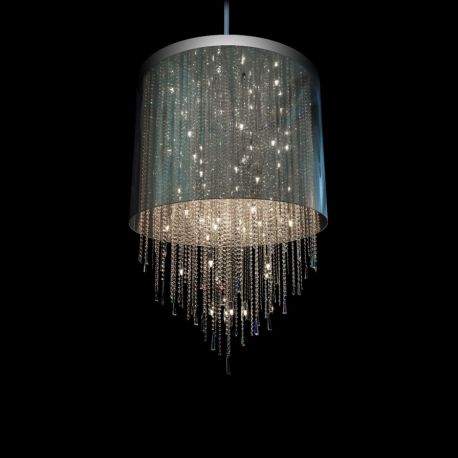 Lustre Cristal Bohemia - Lustra moderna XL cristal Bohemia L17 701/40/3, 3-K, F tube, shade