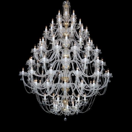 Lustre Cristal Bohemia - Lustra XXXL cristal Bohemia 96 brate L11 007/96/4