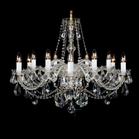Lustre Cristal Bohemia - Lustra 12 brate cristal Bohemia L11 120/12/1-A