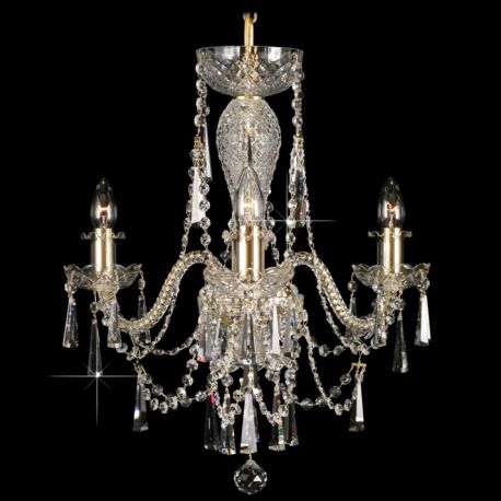 Lustre Cristal Bohemia - Lustra 3 brate cristal Bohemia