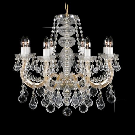 Lustre Cristal Bohemia - Candelabru Maria Theresa cu 8 brate, cristal Bohemia L14 011/08/2