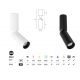 Plafoniere cu spoturi, Spoturi aplicate - Spot LED aplicat directionabil Halo B alb