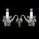 Aplice Cristal Bohemia - Aplica de perete 2 brate cristal Bohemia N21 007/02/4