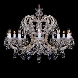 Lustre Cristal Bohemia - Lustra Maria Theresa cu 12 brate, cristal Bohemia