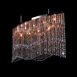 Lustre Cristal Bohemia - Lustra moderna cristal Bohemia, L-100cm
