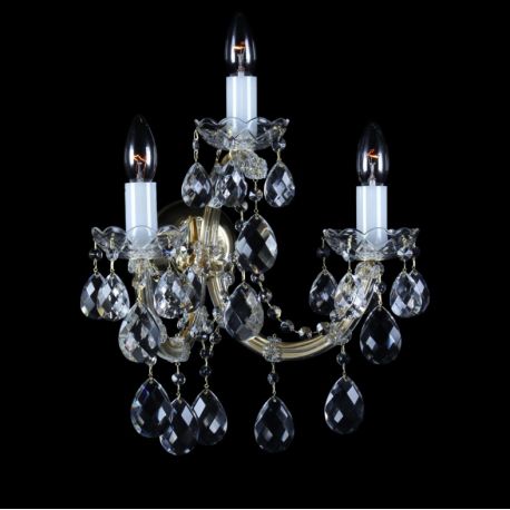 Aplice Cristal Bohemia - Aplica cu 3 brate Cristal Bohemia Maria Theresa