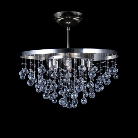 Plafoniere Cristal Bohemia - Lustra aplicata, plafoniera moderna Cristal Bohemia, 60cm