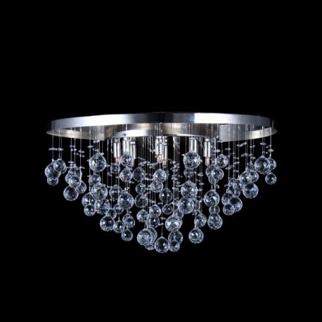 Plafoniere Cristal Bohemia - Lustra aplicata, plafoniera moderna Cristal Bohemia, 60cm