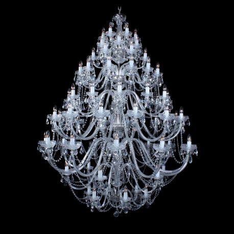 Lustre Cristal Bohemia - Lustra XXL cu 78 brate, cristal Bohemia L11 006/78/1-A