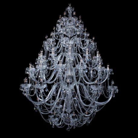 Lustre Cristal Bohemia - Lustra XXL cu 78 brate, cristal Bohemia L11 006/78/1-A