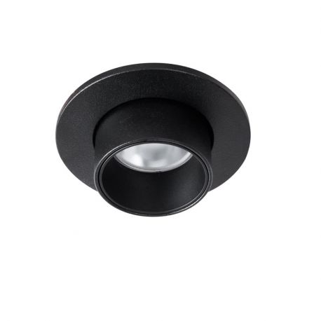 Spoturi tavan fals - Spot LED incastrabil Halo E negru