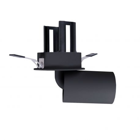 Spoturi tavan fals - Spot LED incastrabil directionabil Halo F negru