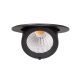 Spoturi tavan fals - Spot LED incastrabil directionabil Rubio negru