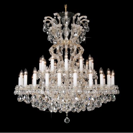 Lustre Cristal Bohemia - Lustra 37 brate cristal Bohemia Maria Theresa