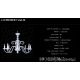 Lustre Cristal Bohemia - Lustra 8 brate cristal Bohemia