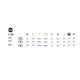 Plafoniere cu spoturi, Spoturi aplicate - Spot LED aplicat X-line 8W alb