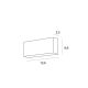 Plafoniere cu spoturi, Spoturi aplicate - Spot LED aplicat X-line 8W alb