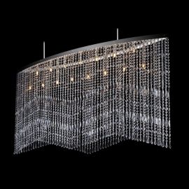 Lustre Cristal Bohemia - Lustra moderna cristal Bohemia, L-150cm