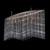 Lustra moderna cristal Bohemia, L-150cm