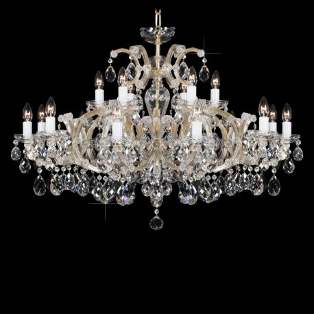 Lustre Cristal Bohemia - Candelabru 18 brate Maria Theresa cristal Bohemia L14 235/18/1