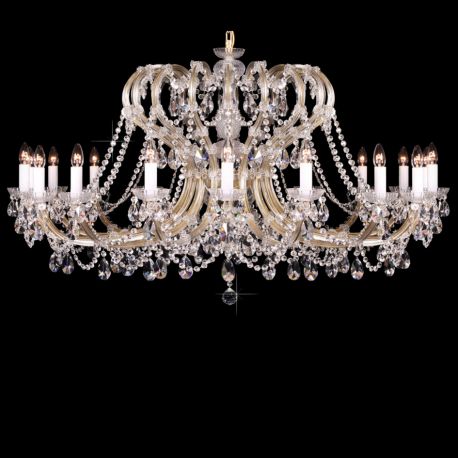 Lustre Cristal Bohemia - Candelabru Maria Theresa cu 18 brate, cristal Bohemia L14 005/18/1-A