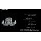 Lustre Cristal Bohemia - Candelabru Maria Theresa cu 18 brate, cristal Bohemia L14 005/18/1