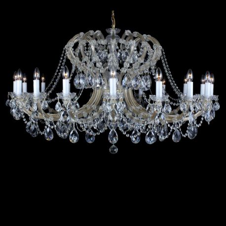 Lustre Cristal Bohemia - Candelabru Maria Theresa cu 18 brate, cristal Bohemia L14 005/18/1