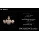 Lustre Cristal Bohemia - Lustra 12 brate cristal Bohemia