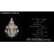 Lustre Cristal Bohemia - Lustra 48 brate cristal Bohemia