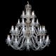 Lustre Cristal Bohemia - Lustra 66 brate cristal Bohemia L11 007/66/4