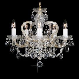 Lustra Maria Theresa cu 5 brate, cristal Bohemia L14 001/05/1