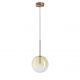Pendule, Lustre suspendate - Pendul EQUINOXE SP1 D20 antique brass/ faded amber