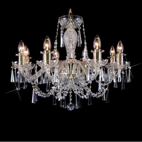 Lustre Cristal Bohemia - Lustra 8 brate cristal Bohemia L11 009/08/3-K