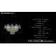 Aplice Cristal Bohemia - Aplica de perete cristal Bohemia N25 502/03/1-A, 3