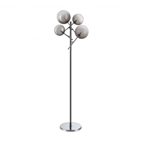 Lampadare - Lampa de podea EQUINOXE PT4 crom/ faded smoky
