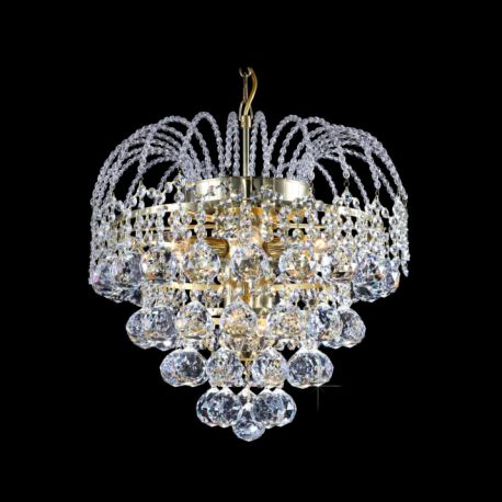 Lustre Cristal Bohemia - Lustra Lux cristal Bohemia diametru 50cm, L15 530/09/4