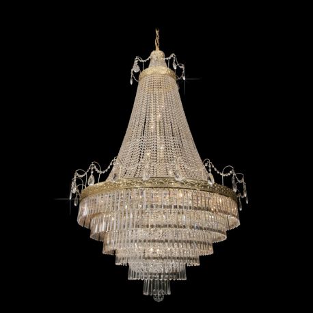 Lustre Cristal Bohemia - Lustra Imperial cristal Bohemia diametru 95cm