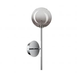 Aplice, corpuri de iluminat pentru pereti - Aplica de perete EQUINOXE AP1 crom/ faded smoky